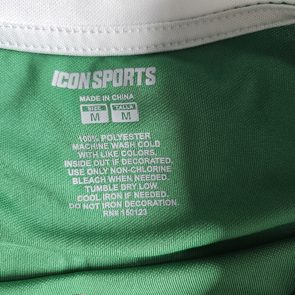 Icon Sports Mexico Soccer Jersey Green Athletics Stretch Sports Medium - Picture 3 of 9